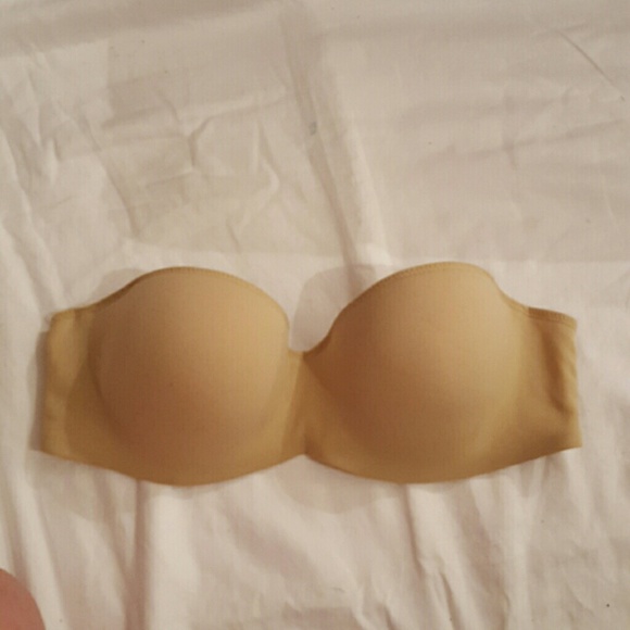 Nude strapless bra 36C