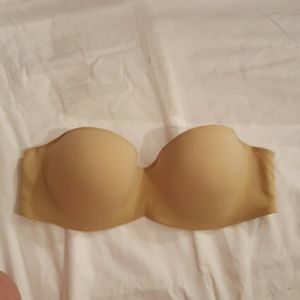 Nude strapless bra 36C