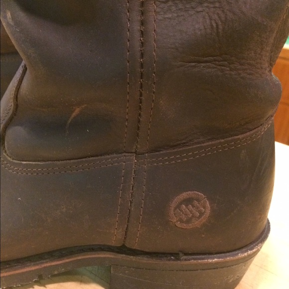 Men\'s Double H Leather Boots Size 9.5 main image 4