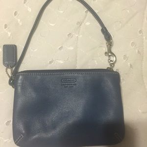 Blue coin purse