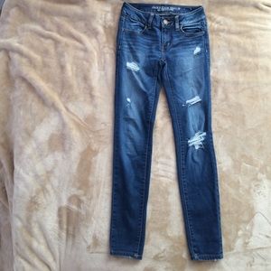 American Eagle jean jeggings, size 0