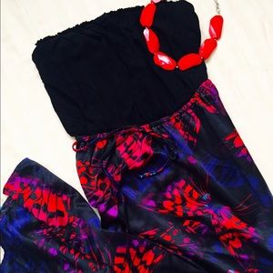 Butterfly maxi dress