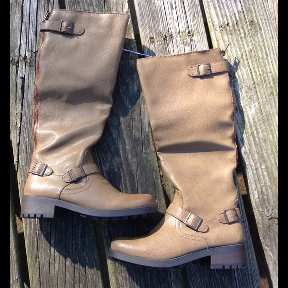 ❗️Final Reduction❗️Tan Buckle Riding Boots