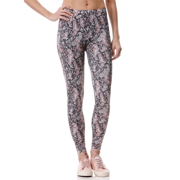 peony paisley print leggings - size small