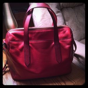 🎉✔️Fossil: Red, Leather Purse, Sydney Style🎉✔️