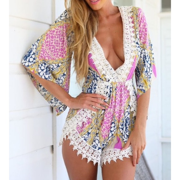 Tops - 🎉🎉🎉Really cute pink Jumpsuit🎉🎉