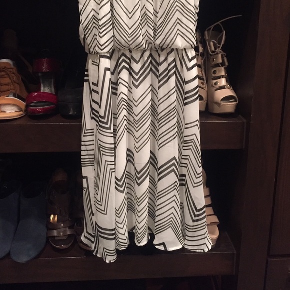 Blouson Chiffon Skater Dress - Picture 4 of 4