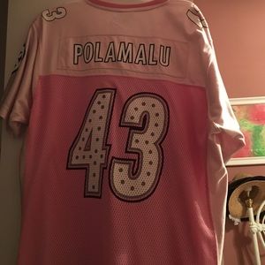 Pink steelers jersey
