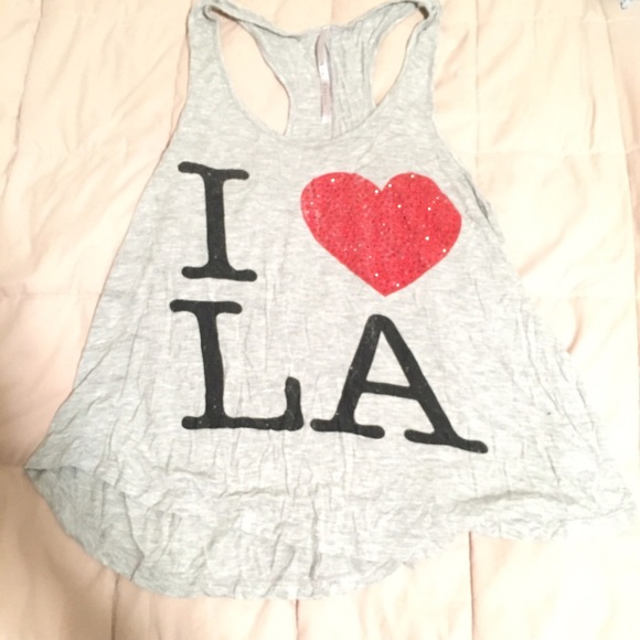 I love LA tank top
