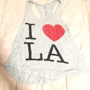 I love LA tank top