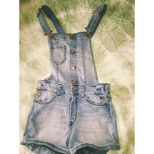 Denim overalls
