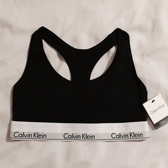 Black Calvin Klein Bralette