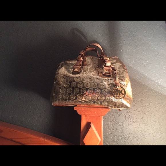 Michael Kors Gold Purse