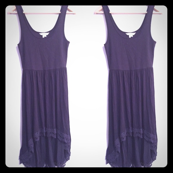 BCBG High-low sleeveless dress