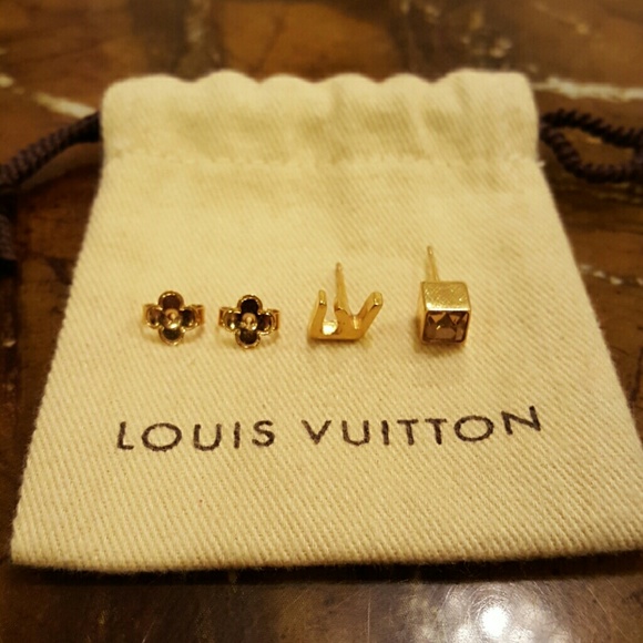 *sold* Authentic Louis Vuitton Earrings - Picture 2 of 3