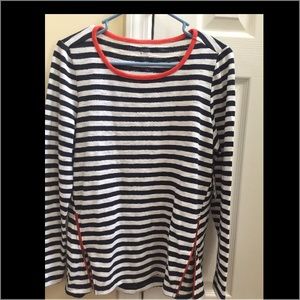 "Come Sail with Me" nautical looking stripe shirt