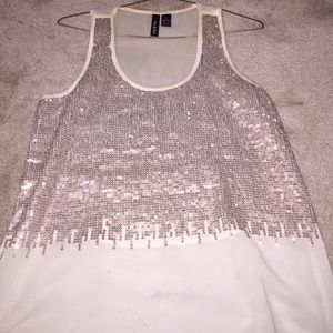 Cute sequin tank top