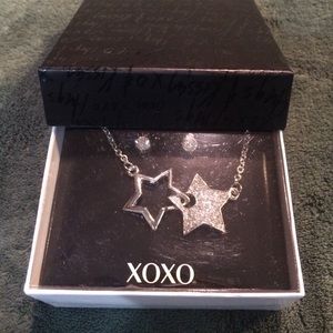 Necklace and earrings