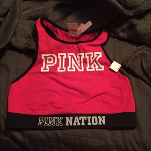 Red Victoria secret sports bra