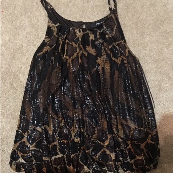 Animal Print Spaghetti Strap Top