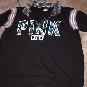 PINK Limited Edition Tropical print pullover