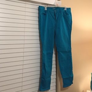 Turquoise Ann Taylor LOFT Pants