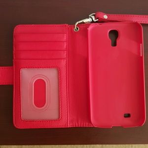 Androids S4 red cell phone case