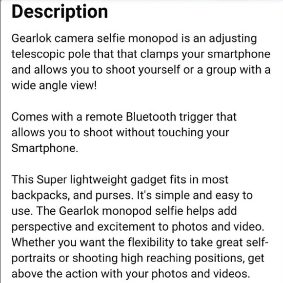 Wireless Selfie Stick - Picture 3 of 3