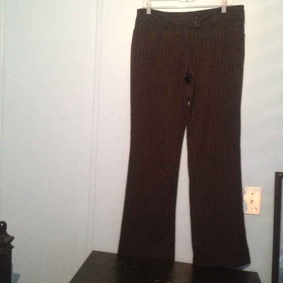 Black and blue stripped dress pants