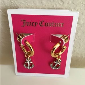 Juicy Couture Anchor Earrings