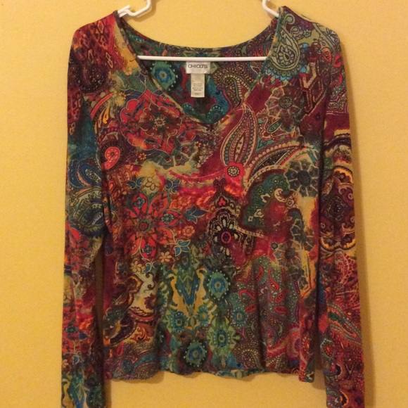 Chicos long sleeve blouse