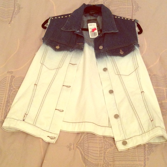 Oversized Denim vest