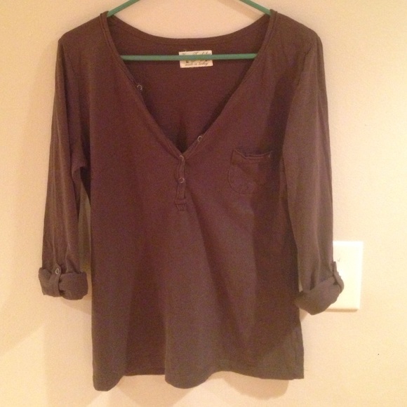 Zara Brown Snap up Henley