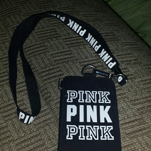 Pink lanyard