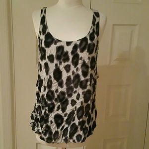 Animal print tank top