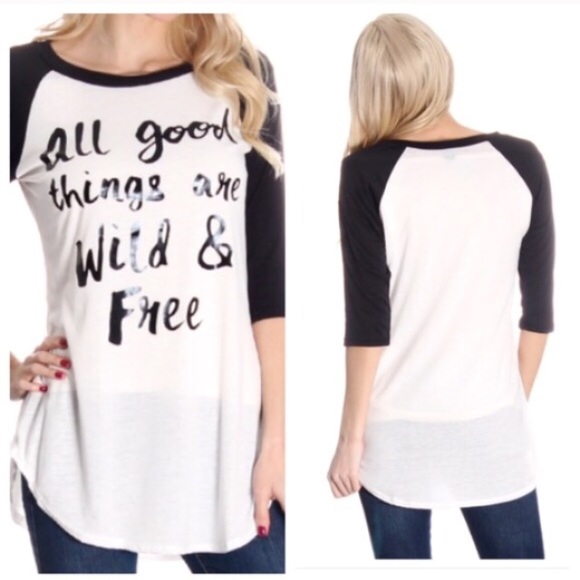 Wild & Free Printed Top - Picture 2 of 2