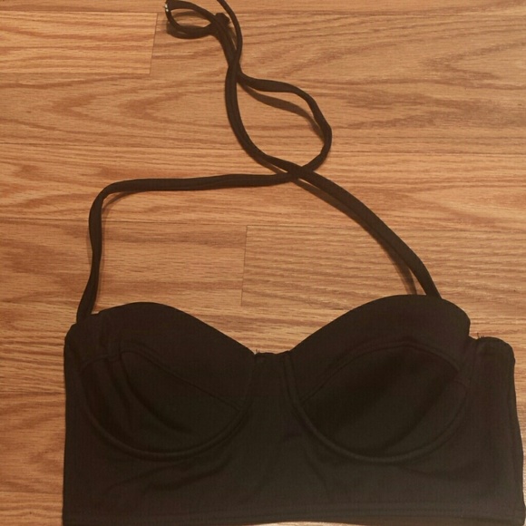 ⭐️ black bikini top⭐️