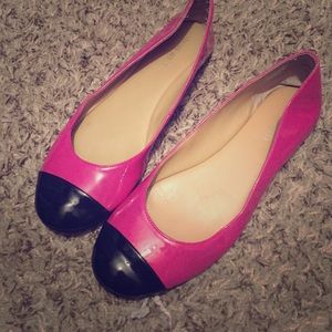 Cap toe Nine West Flats size 7