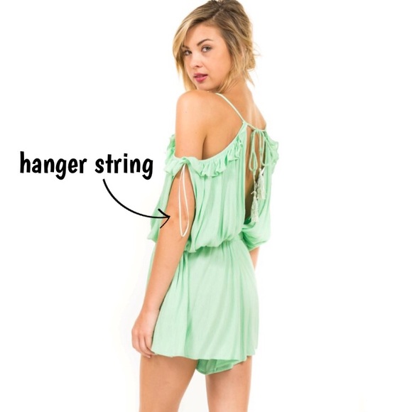 ❗️LAST ITEM❗️Mint romper - Picture 3 of 4
