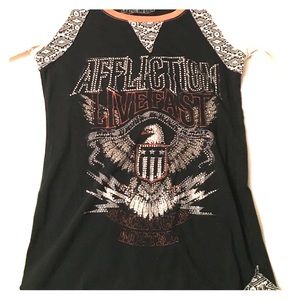 ❌SOLD❌ Affliction 3/4 Sleeve Tshirt