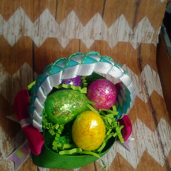 Easter Basket Hair Bows