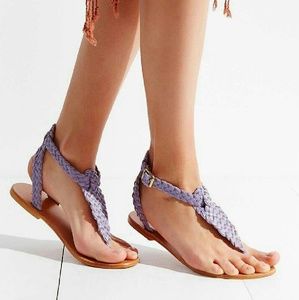 **LAST CHANCE** Ecote Braided Leather Sandal