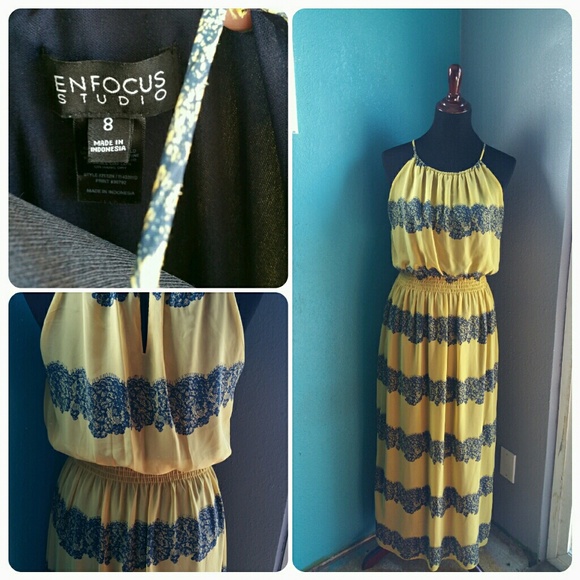 Maxi chiffon dress