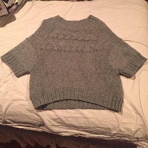 Cute gray sweater!