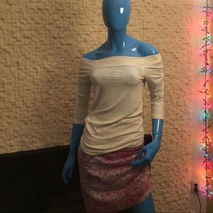 James Perse Cotton Tee in White