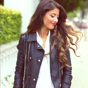 🎉HP🎉 Black Leather Jacket