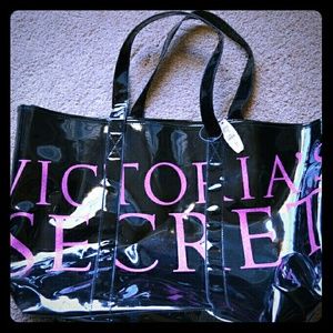 Victoria's Secret Black Patent Tote