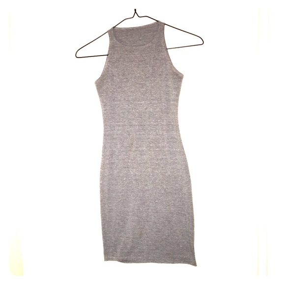 American Apparel Gray Bodycon Dress