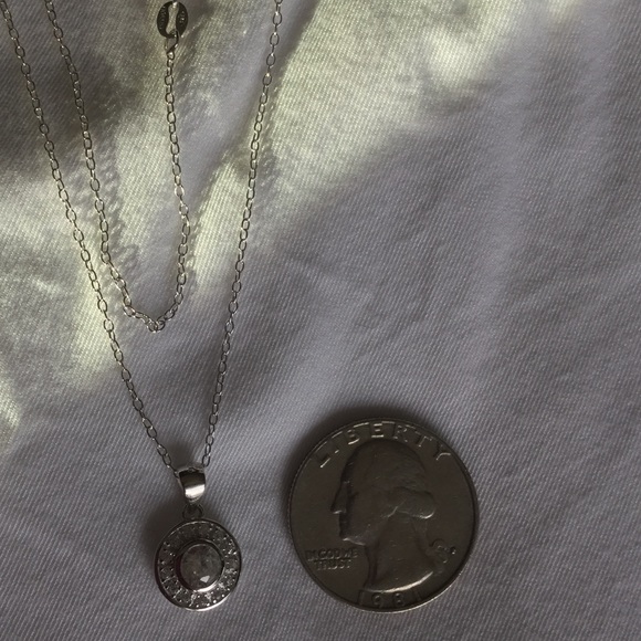 🌸925 Silver Halo Cubic Zirconia 18" Necklace🌸 - Picture 2 of 4