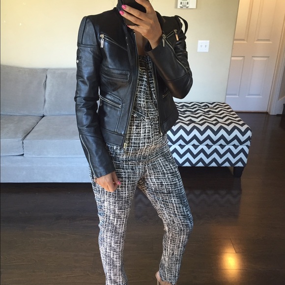 BEBE leather jacket